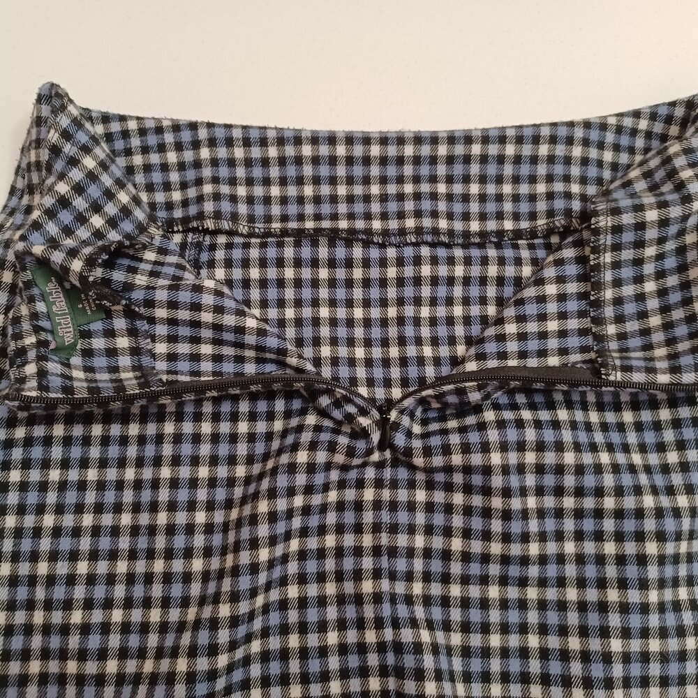 Women's Wild Fable Blue Plaid Mini Skirt Size 6, - Picture 9 of 10